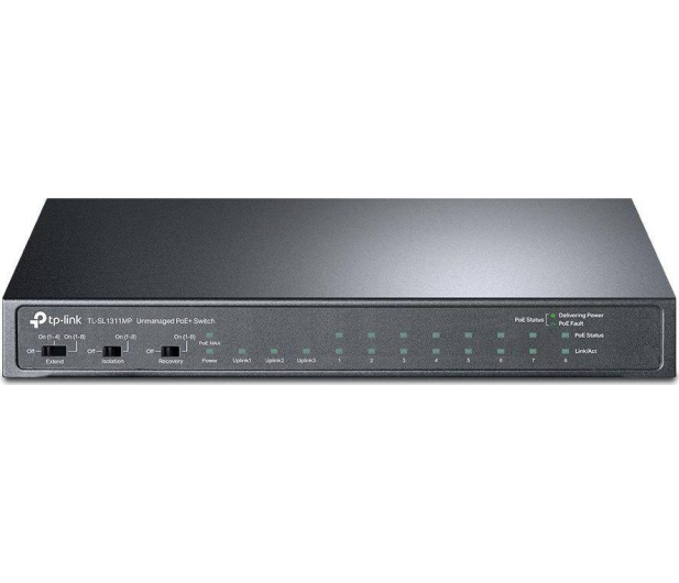 TP-Link 11p TL-SL1311MP (8x10/100Mb/s 2x1Gbit 1xSFP) - 684170 - zdjęcie